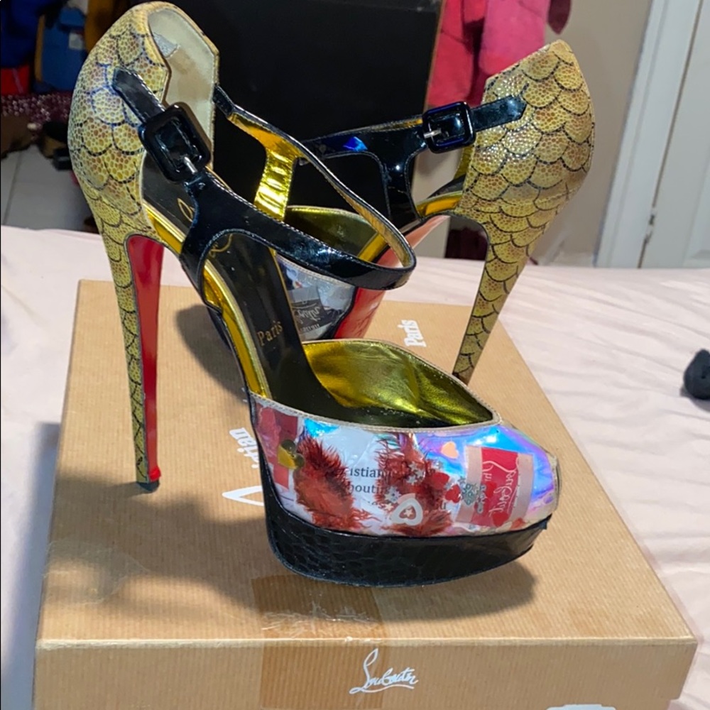 Christian Louboutin trash heels